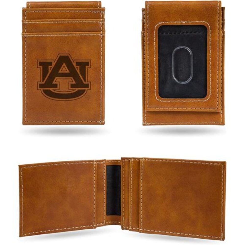 Laser Engraved Front Pocket Wallet - Compact/Comfortable/Slim